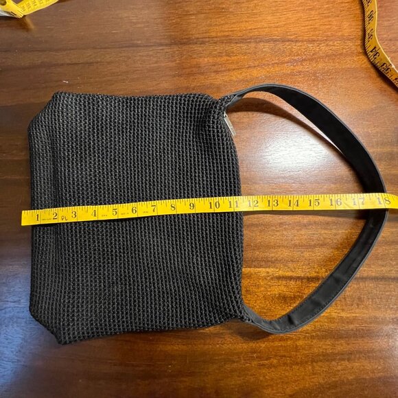The Sak Elliot Luca Black Crochet Purse Y2K Minimalist Classic Basic - Picture 6 of 13